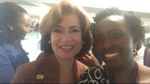 DukeSEAD's Patricia Odero with Small Business Administrator Maria Contreras-Sweet