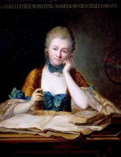 Portrait of a woman in front of a book