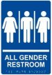 All Genders Restroom sign