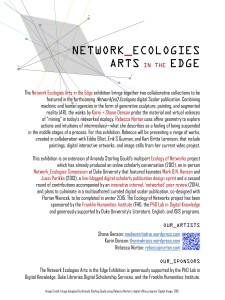 network ecologies exhibit poster