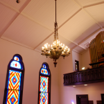 Chandelier, Temple of Israel, Wilmington, Photo by Chuck Samuel.