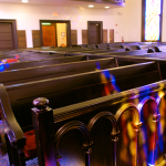 Pews, Temple of Israel, Wilmington, Photo by Chuck Samuel.