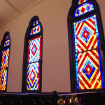 Stained Glass Windows, Temple of Israel, Wilmington, Photo by Chuck Samuel.