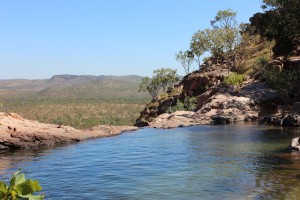 Gunlom swimming hole- don't get too close!