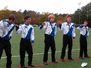 The 2009/10 Bass Section doing the Single Ladies dance
