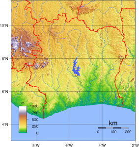Ivory_Coast_Topography