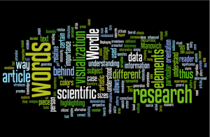 Entering text, such as the data from this essay, into text visualizers like Wordle augment the way that the data is perceived by the reader. 