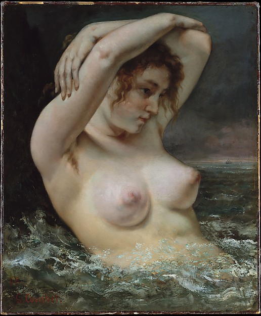 Courbet's "The Woman in the Waves"