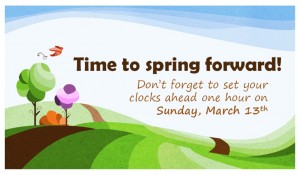 3.13 Spring forward