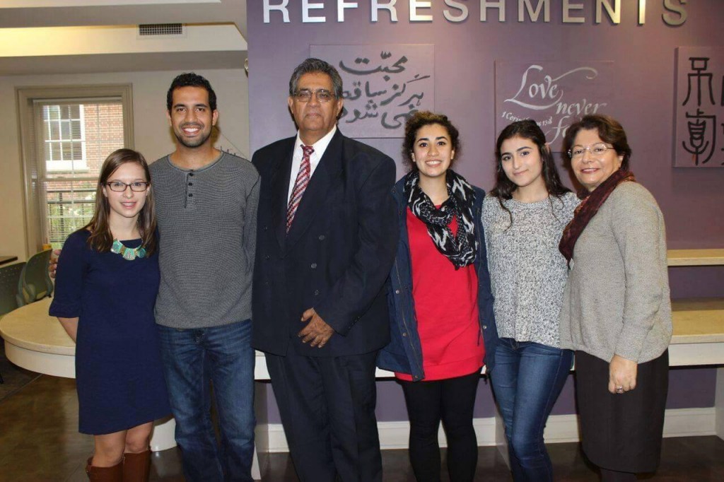 From left to right: Katie Cottam, Borna Kassiri, Mr. Assad, Parmida Mostafavi, Nina Hatami, Fattaneh Vali Naeymi-Rad.