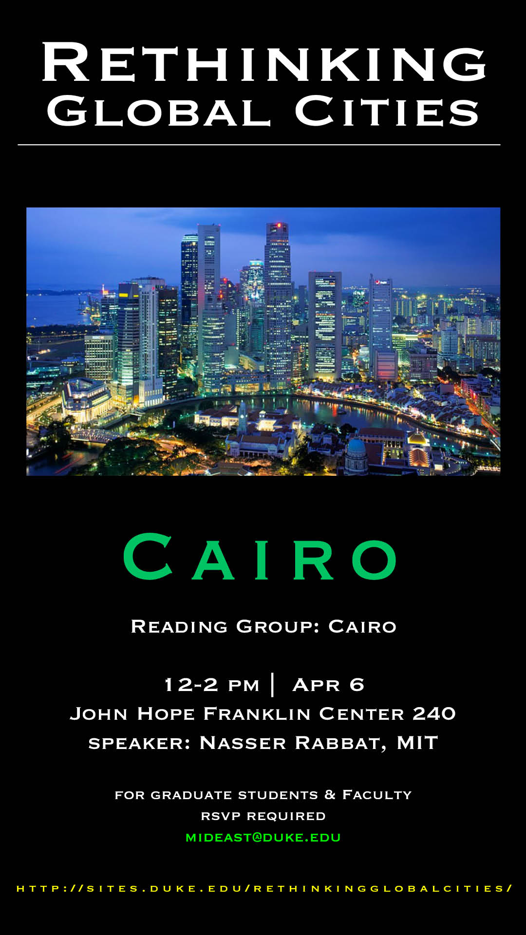 Cairo  Reading Group digital sign vertical