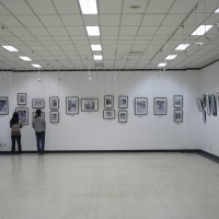 Students at the exhibit 2