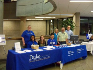 OIT and IT Security Office joined forces at the Graduate School Fair!