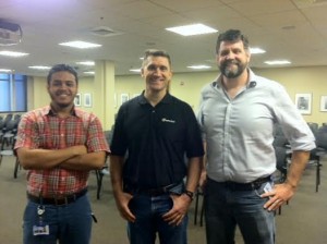 Niko Bailey, John Straffin & Jesse Bowling after Learn IT @ Lunch Session.