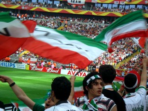 The passion of the Iranian fans