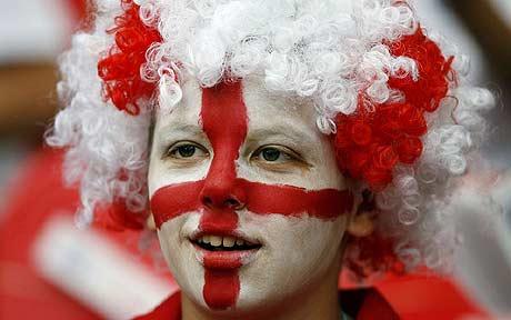A young English fan: the last of a dying breed? Some seem to think so (photo courtesy of the Daily Telegraph).