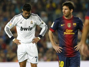 cristiano-ronaldo-567-and-messi-appearing-to-be-sad-and-distant-from-the-clasico-barcelona-2-2-real-madrid-in-2012-2013