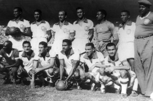 Brazil's team during the 1950 World Cup in Rio de Janeiro, June 26,1950.