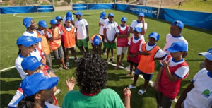 FIFA’s Football for Hope program provides funding for NGOs and community-based organizations that use football as an instrument for social development. 