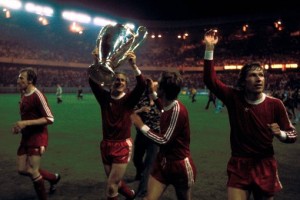 Bayern Munich after winning their second consecutive European Cup title in 1976. Courtesy of http://bundesligafanatic.com/a-history-of-bayern-munchen-in-the-european-cup-final/