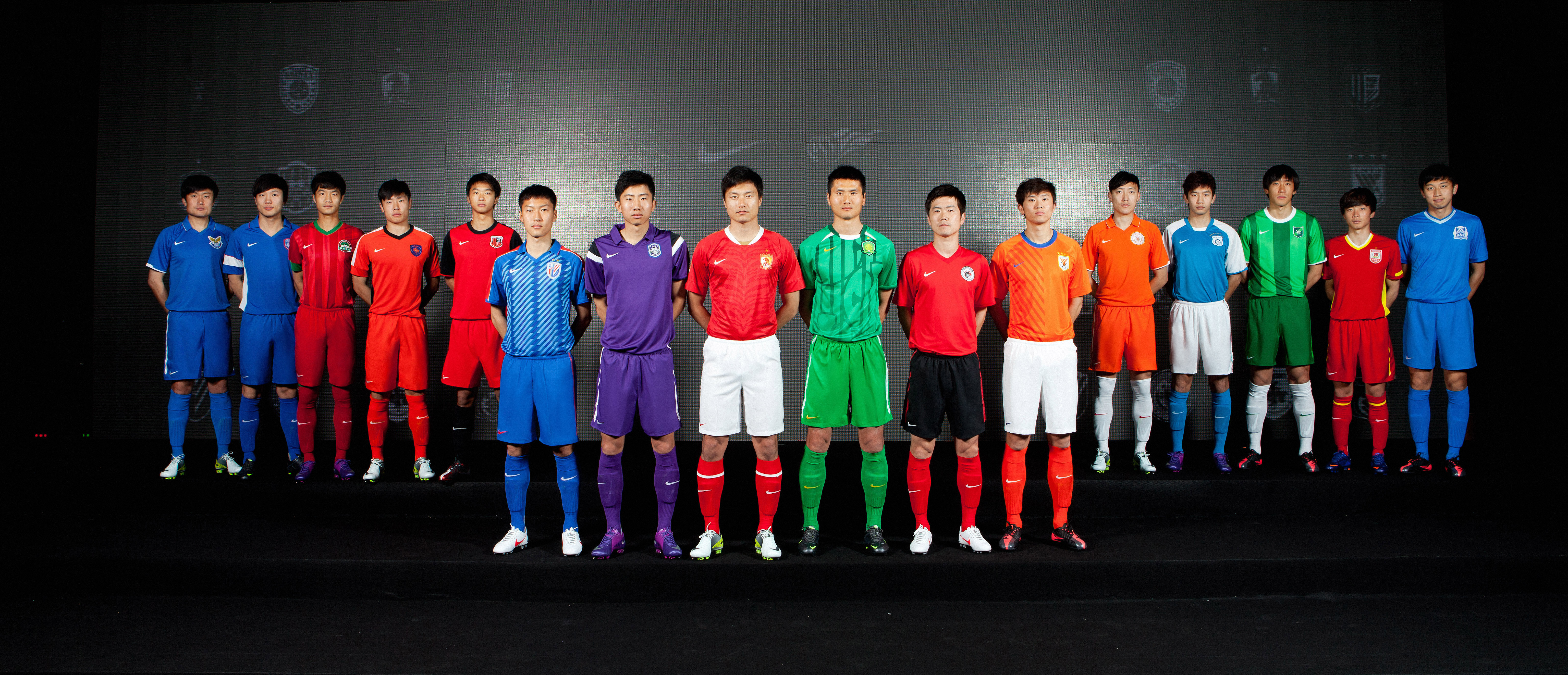 2012 Chinese Super League Teams Source: Nike