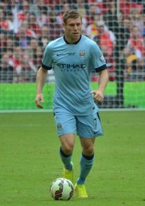 It should be noted that Milner no llonger plays for Manchester City and is currently a member of Liverpool Source: https://commons.wikimedia.org/wiki/File:James_Milner_2014_08_10.jpg