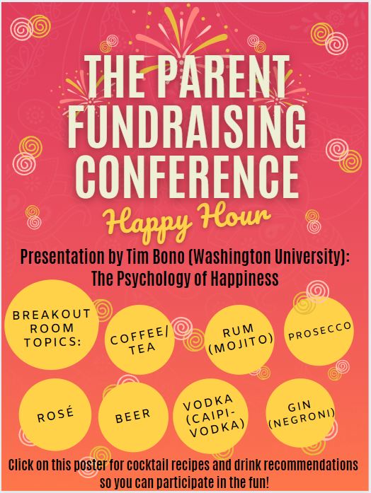 2021 Parent Fundraising Conference July 20, 22, 27, & 29, 2021