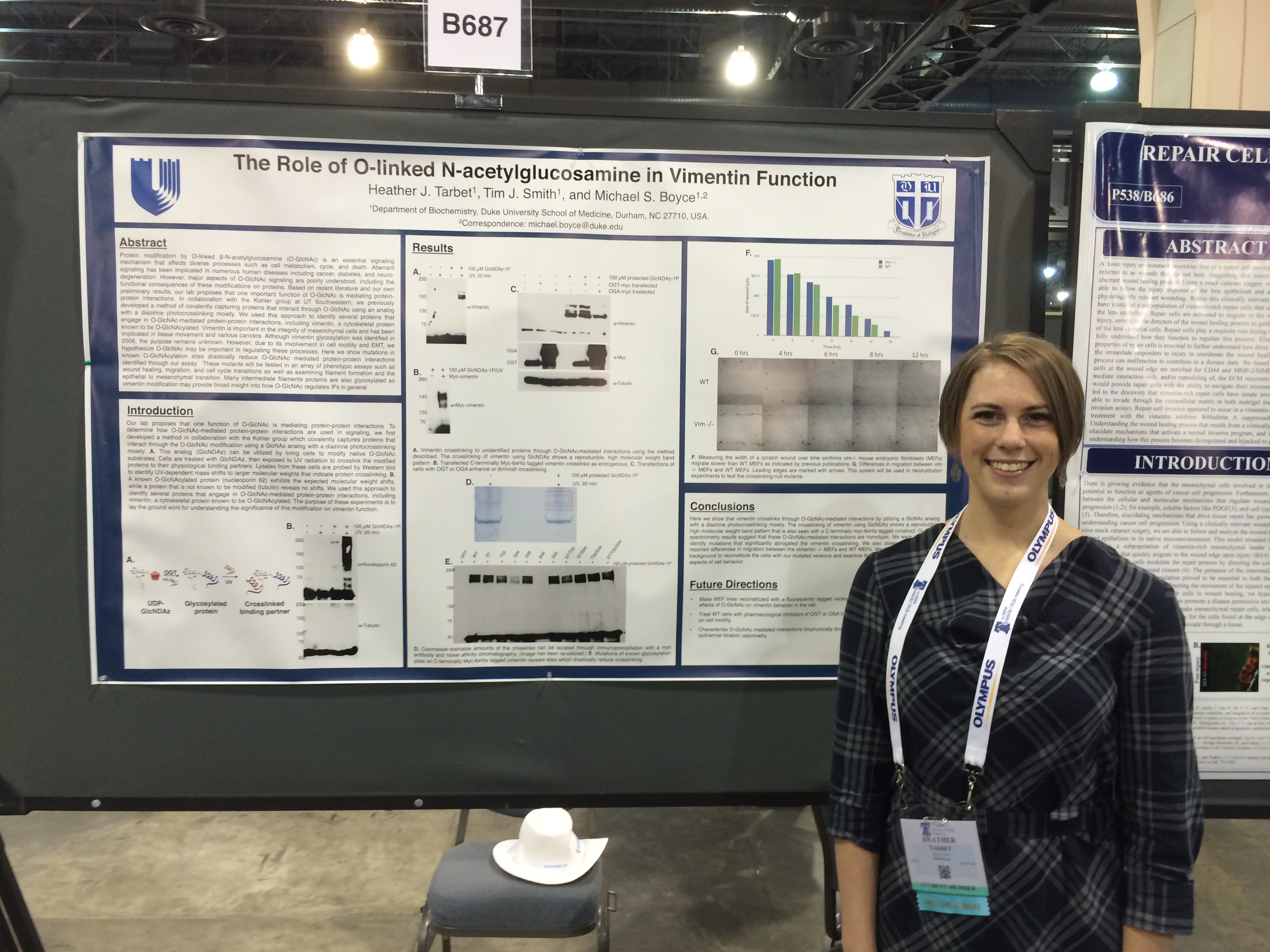 Tim and Heather present at ASCB annual meeting Boyce Lab