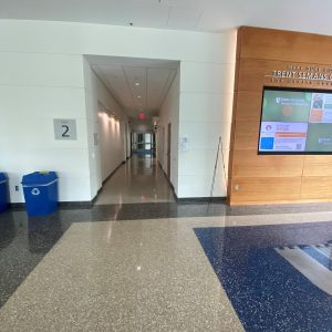 hallway to the elevators