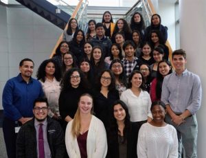 Group photo of leaders and participants of Scholar Academy for Latinxs United for Diversity (SALUD).