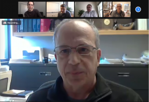 John LiPuma in a Zoom meeting