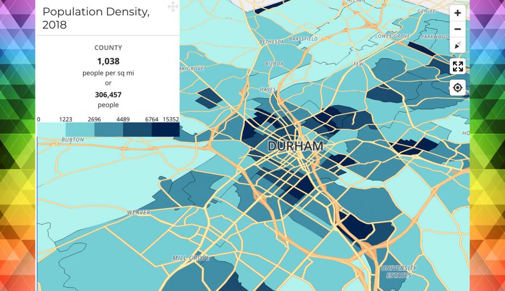 Interactive Durham map