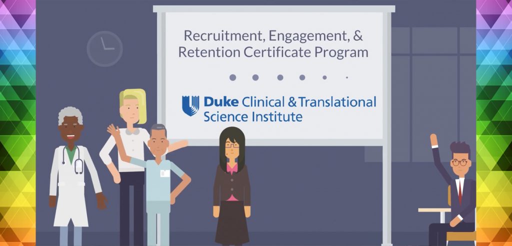 Duke CTSI Recruitment, Engagement, & Retention Certificate Program graphic