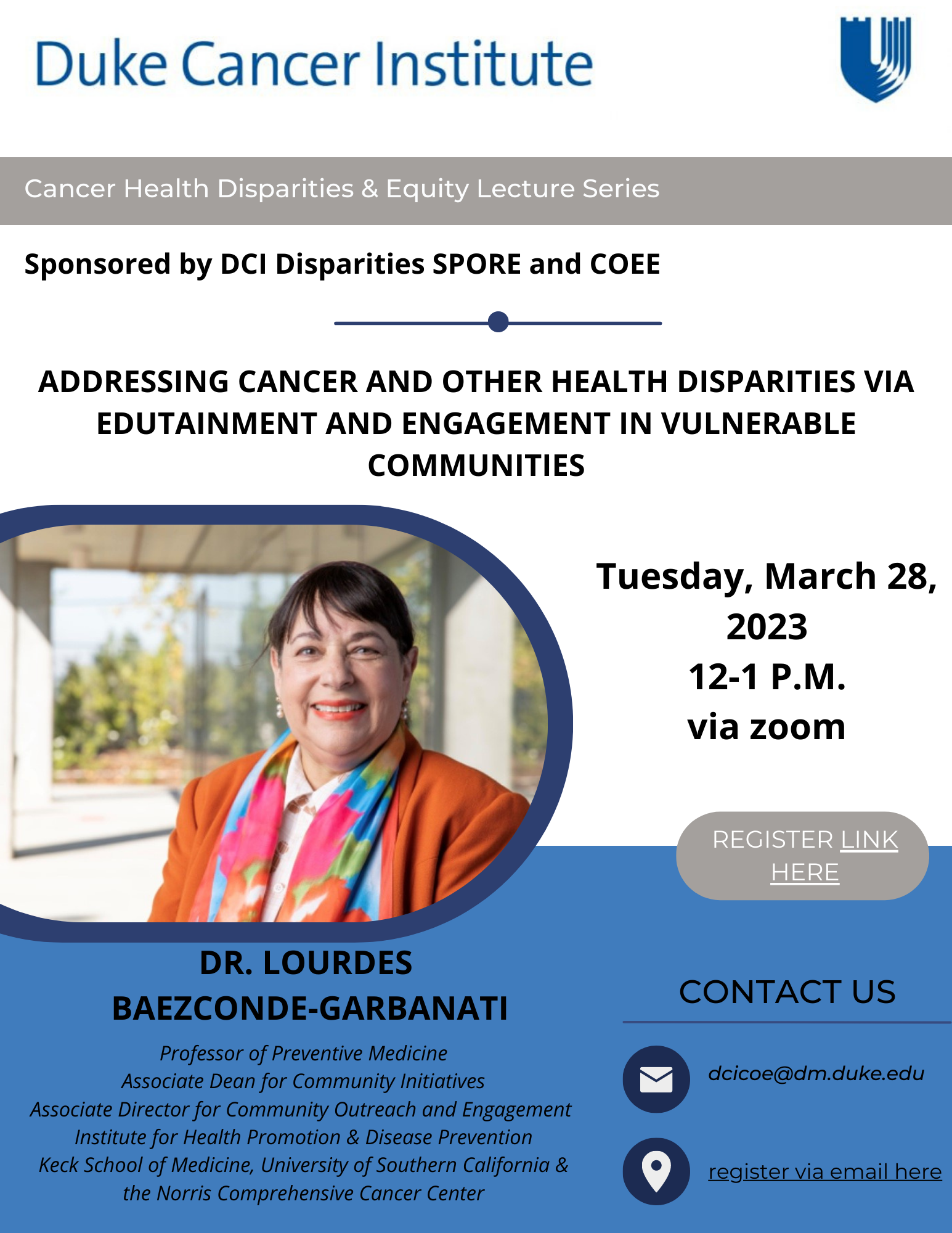 Cancer Health Disparities & Equity Lecture Series Flyer (1)