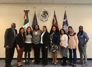 COEE team at the Mexican Consulate