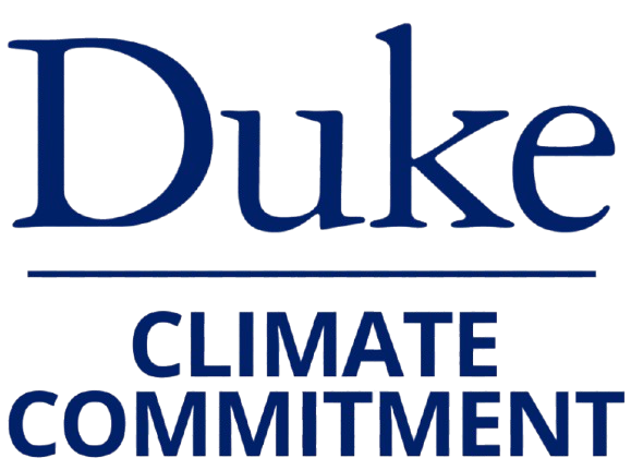Duke Climate Commitment logo
