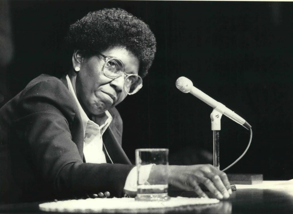 Barbara Jordan at Southwest Texas State University (Texas)