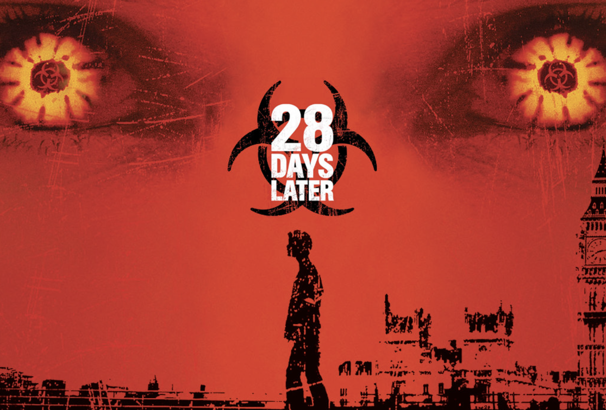 28 Дней спустя /28 Days later.../ 2002. 28 Дней спустя (Дэнни Бойл, 2002). 28 Дней спустя 2002 Постер.