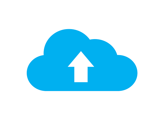 Image of cloud with upload arrow