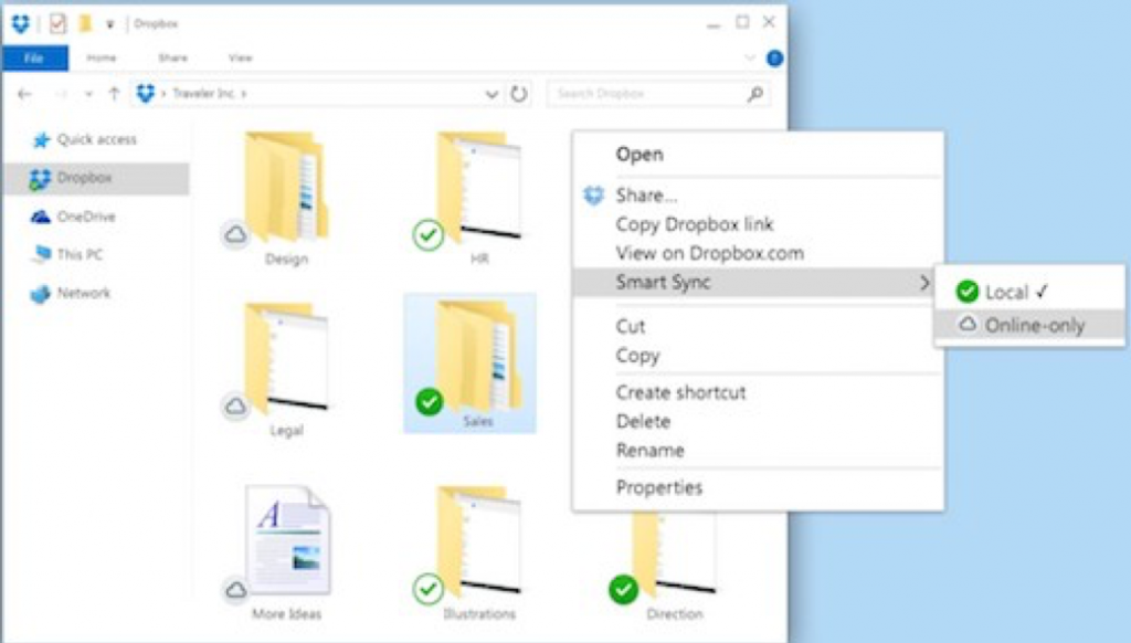 Dropbox Smart Sync Quick Start Guide Science Drive Service Desk