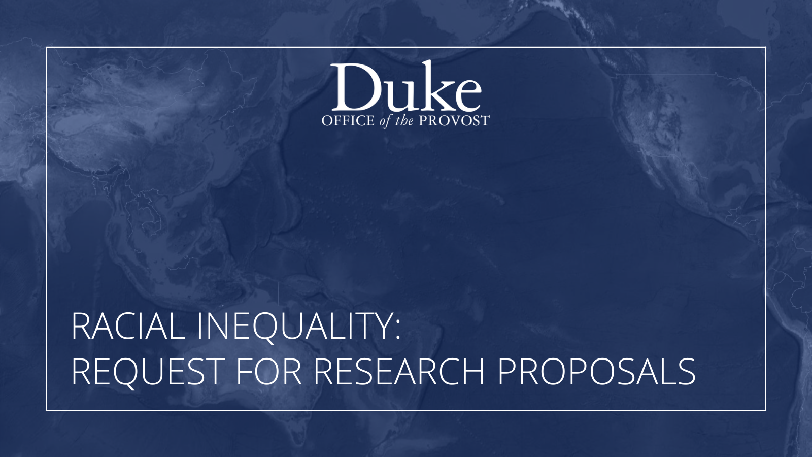 Racial Inequality: Request for Proposals.