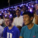 Duke Class of 2022 Welcome: From words of encouragement to a special performance, Duke's Class of 2022 received a warm welcome from Dean Sue Wasiolek, First-Year Advisory Counselors and other campus leaders during an event at the field hockey stadium.