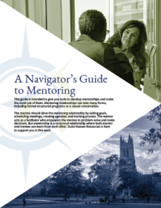 A Navigator's Guide to Mentoring