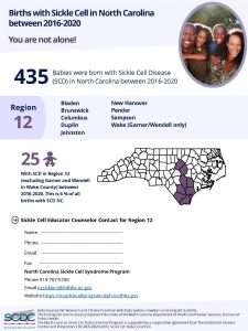 Births with SCD in NC_2016-202_English_Regional Infographics 12