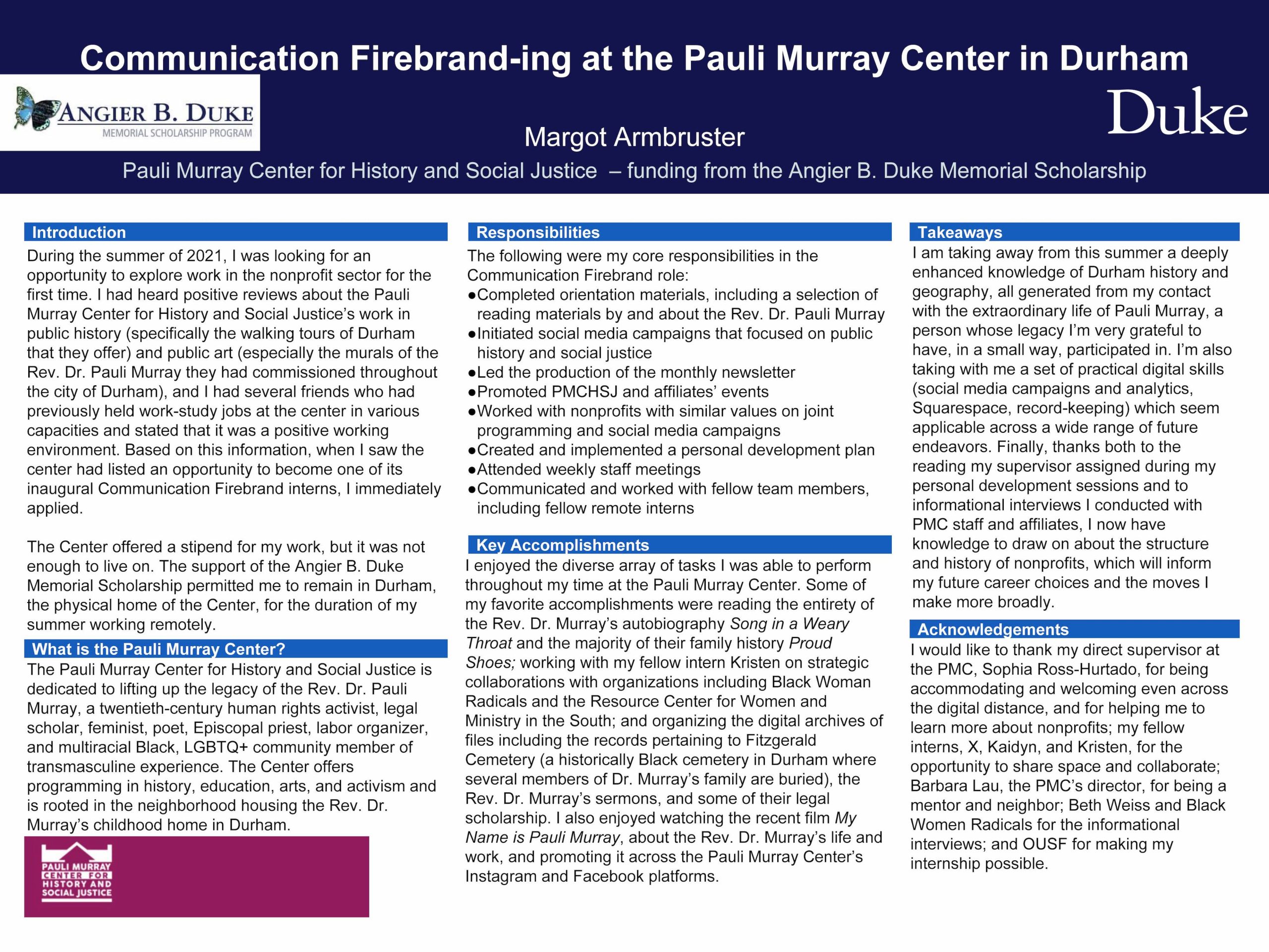 Armbruster Poster