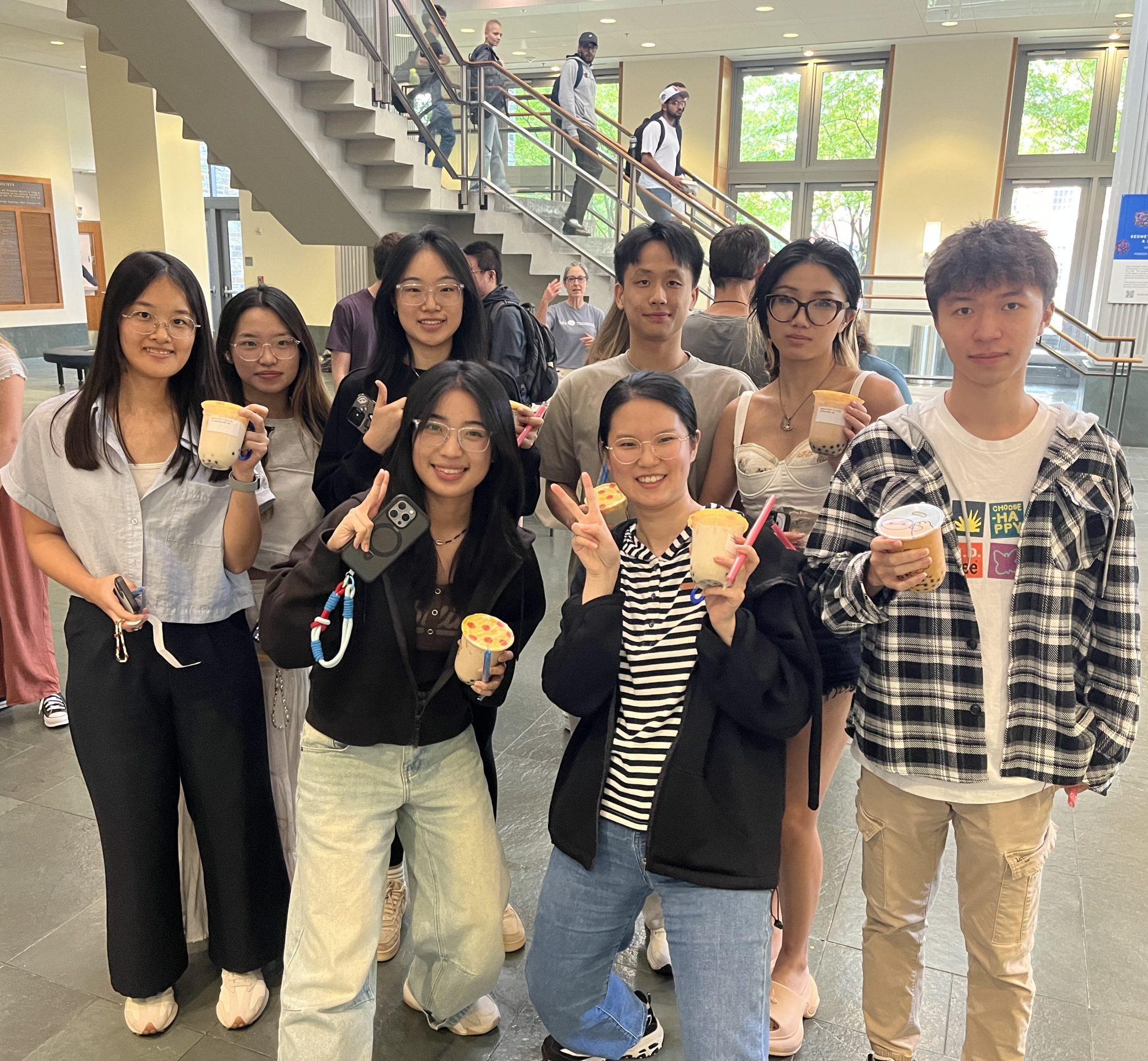 students at Snack Chat