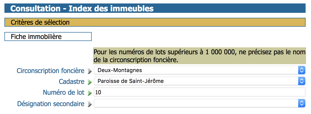 Le Bureau D Enregistrement Du Comte De Deux Montagnes Rang Ste Marie