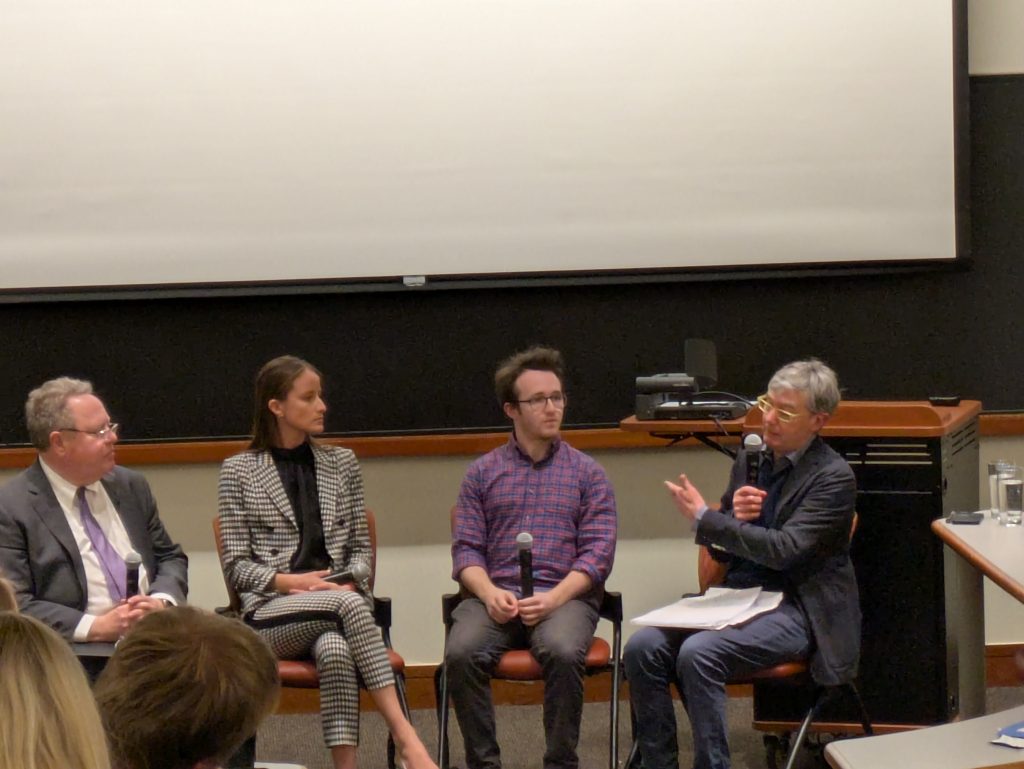 Photo Left to Right: Evan Bloom, Ally Kristan, Harrison Schreiber, and Dr. Giovanni Zanalda