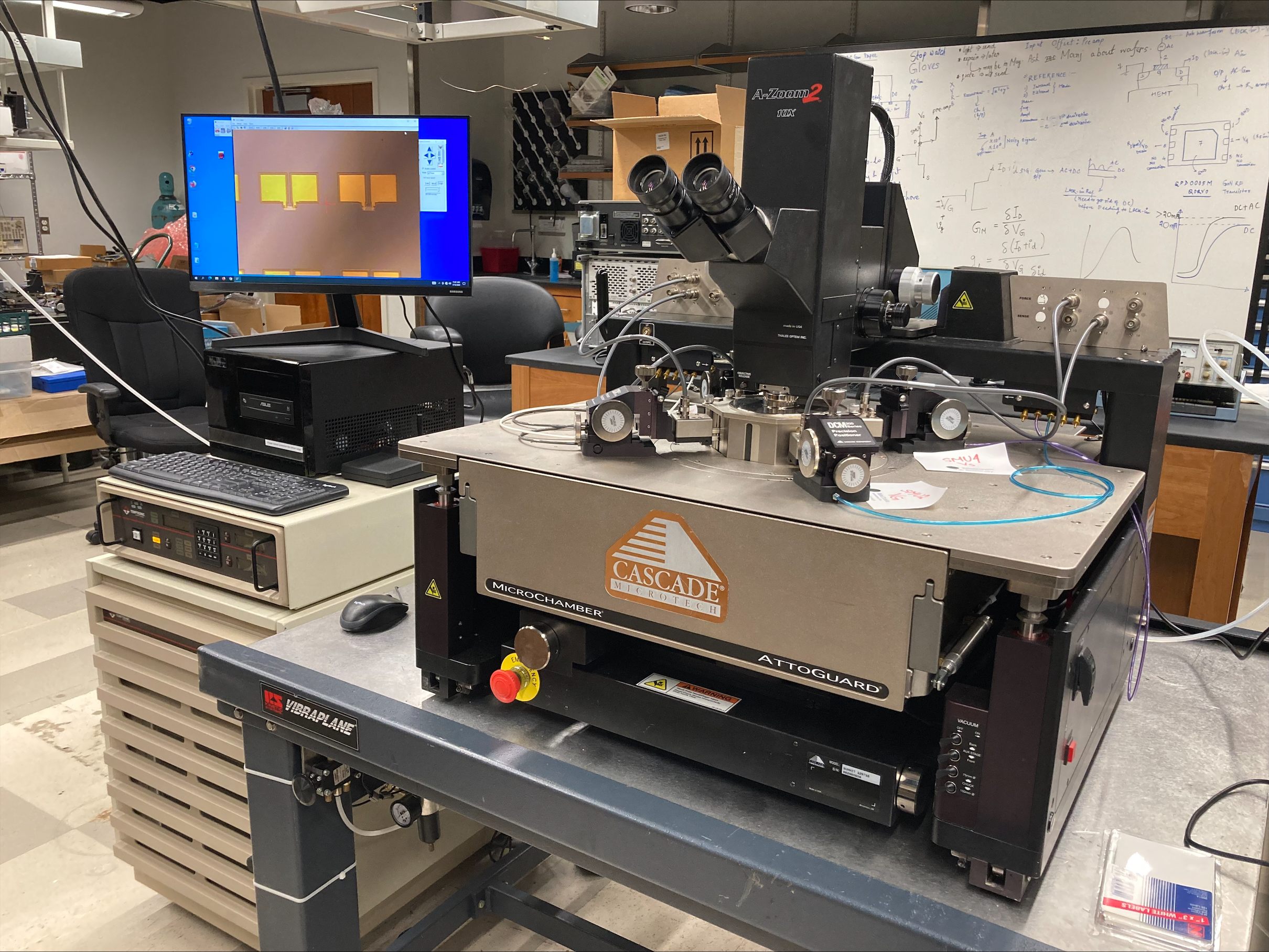Cascade semi-automatic probe station