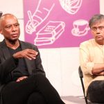 Photo of Caryl Phillips and Amit Chaudhuri Blackburn Festival